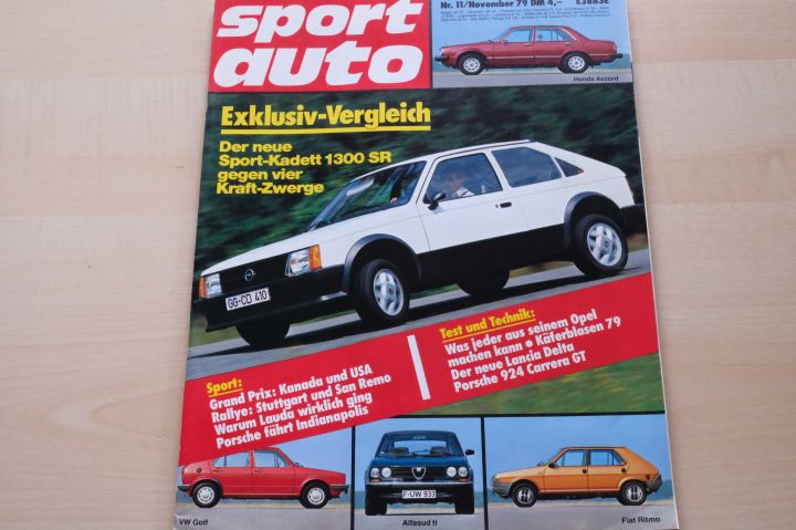 Deckblatt Sport Auto (11/1979)